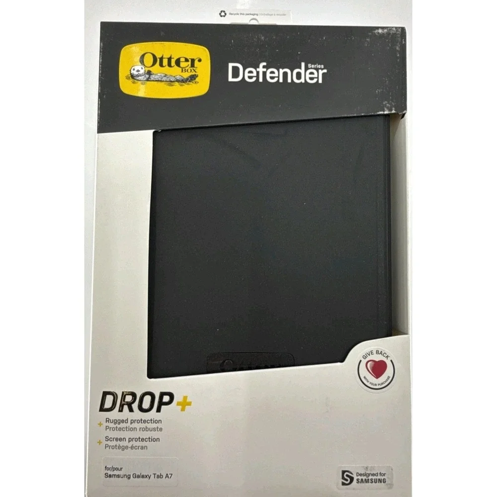 OtterBox Defender Series Case‎ for Samsung Tab A7 Tablets - Black